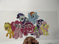 My Little Pony Rarity Applejack Pinkie Pie Rainbow Dash Spike Twilight Sparkle And Flutter Shy UV Sticker