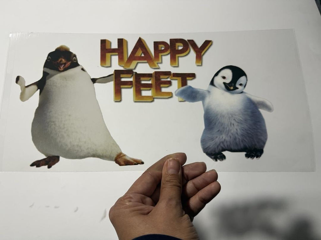 Happy Feet UV Sticker