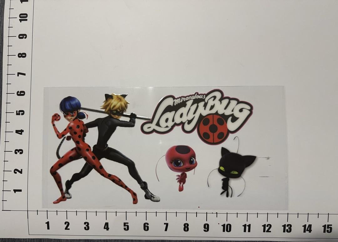 Ladybug Ladybug Cat Noir UV Sticker