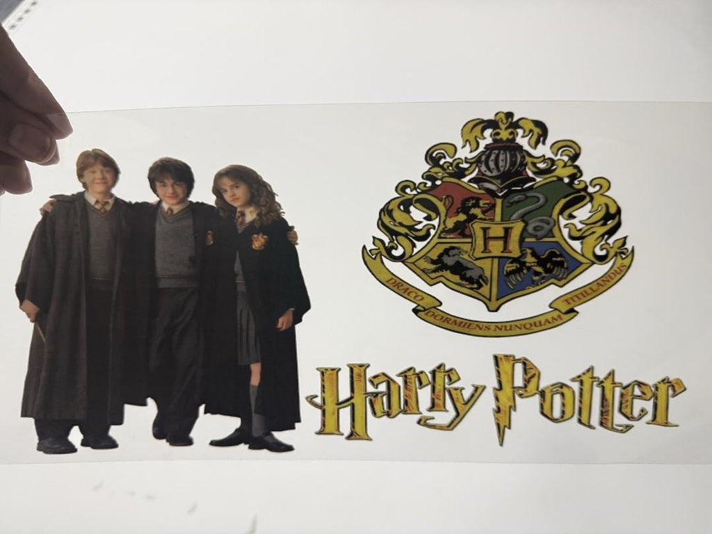 Harry Potter Ron Harry Hermione UV Sticker