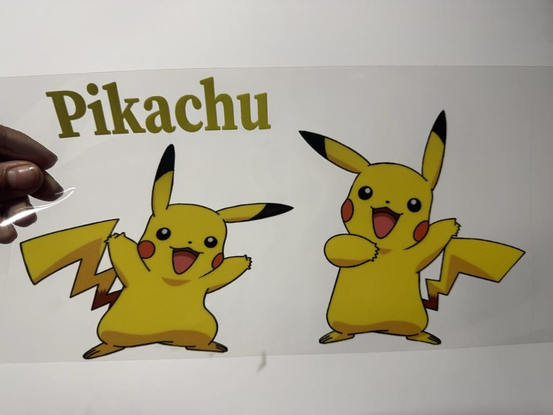 Pikachu UV Sticker