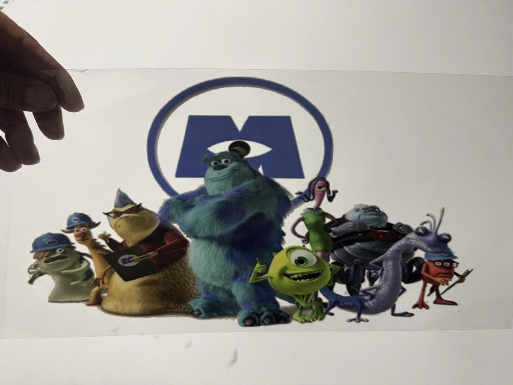 Monsters Inc Mike Sully Randall UV Sticker
