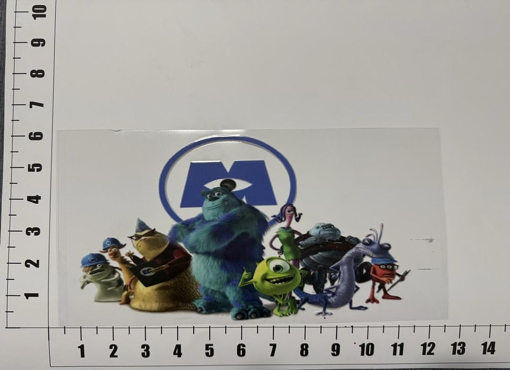 Monsters Inc Mike Sully Randall UV Sticker