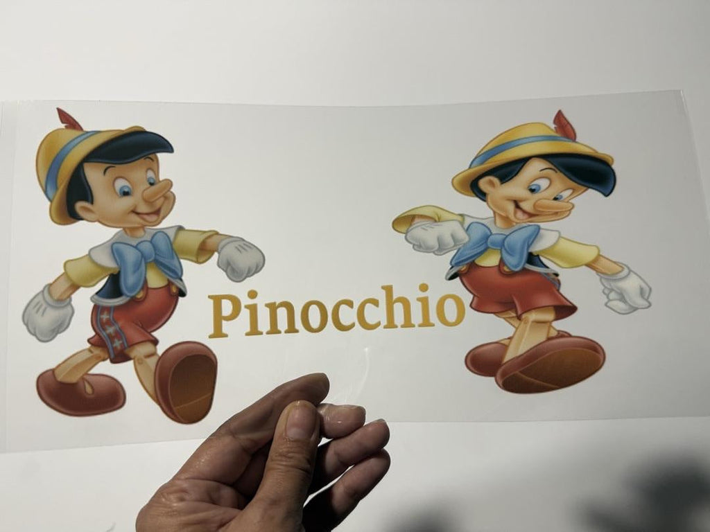 Pinocchio UV Sticker