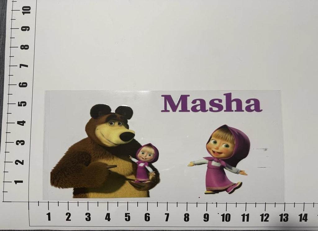 Masha And Bear UV Sticker