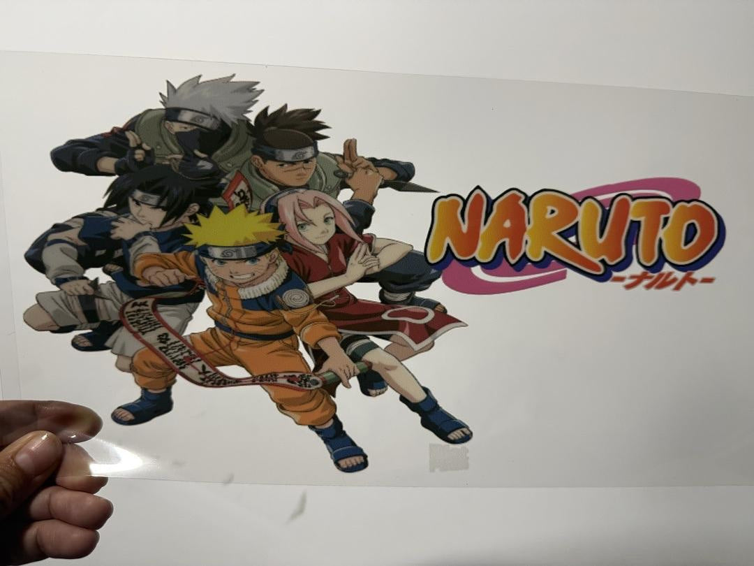 Naruto Naruto Sasuke Sakura Kakashi Iruka UV Sticker