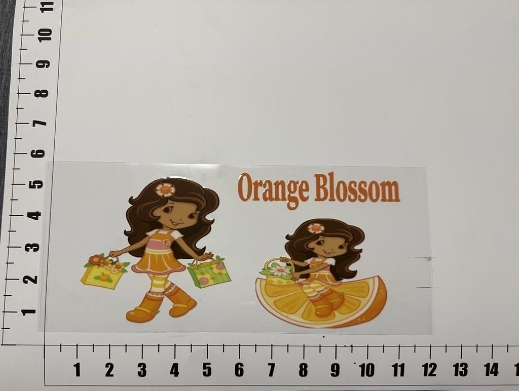 Orange Blossom UV Sticker