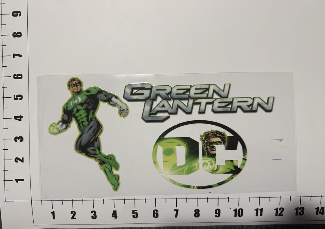 Green Lantern UV Sticker