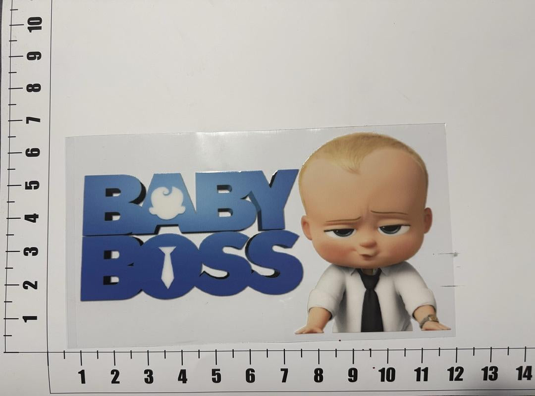 Boss Baby UV Sticker