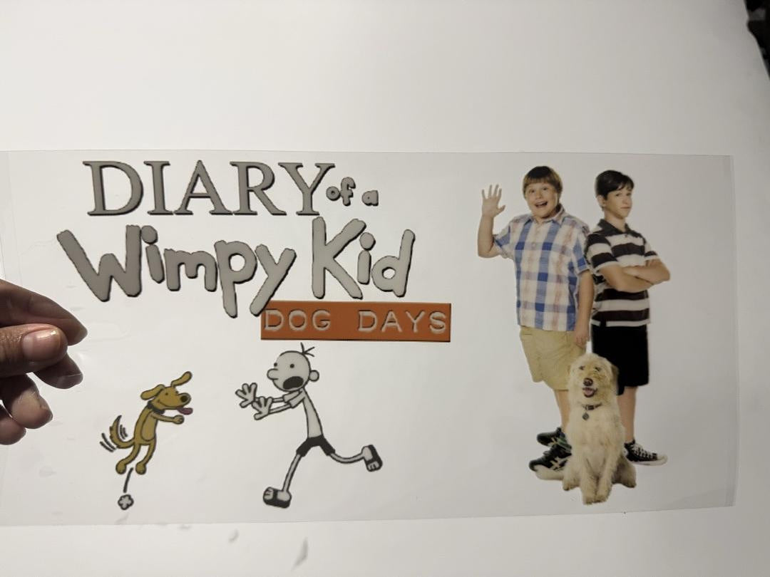 Diary Of A Wimpy Kid Greg Rowley UV Sticker
