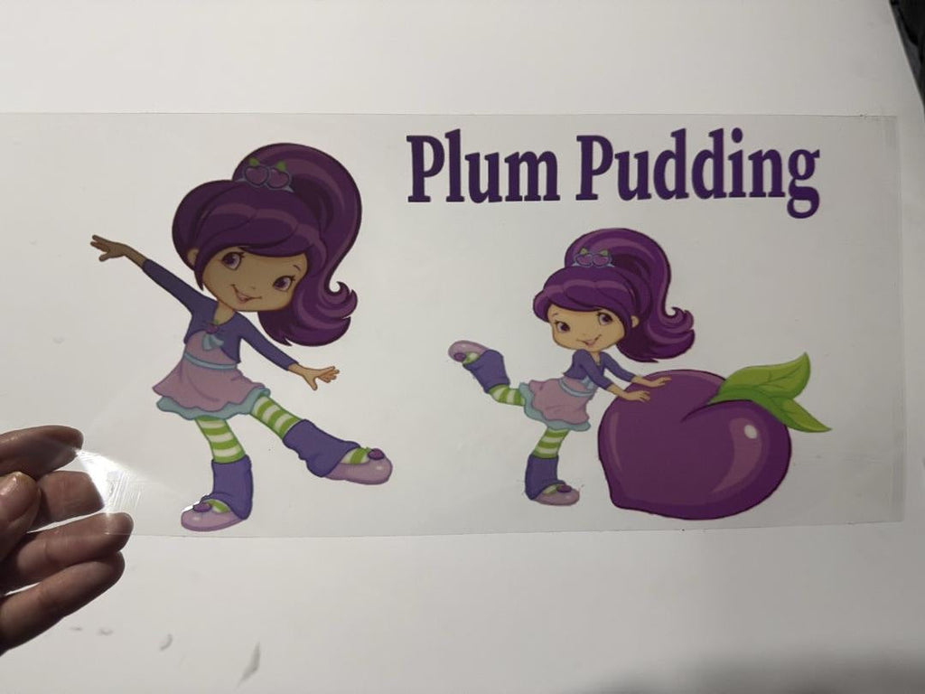 Plum Pudding UV Sticker