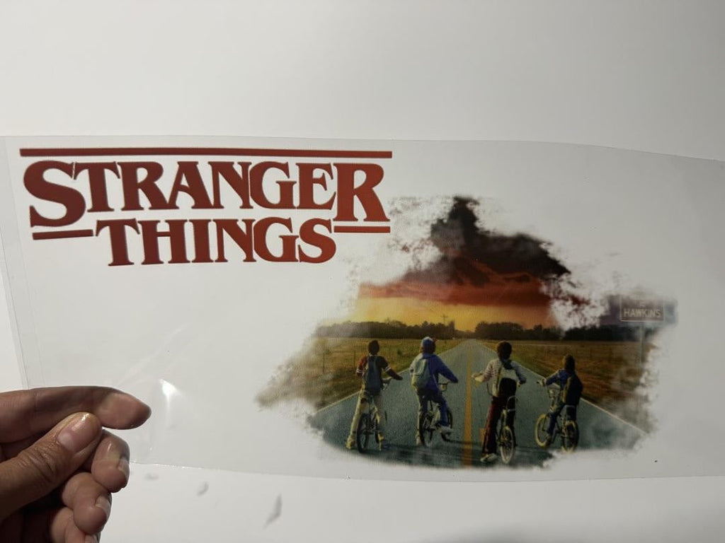 Stranger Things Logo UV Sticker