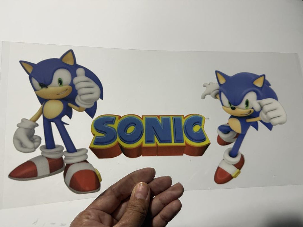Sonic UV Sticker