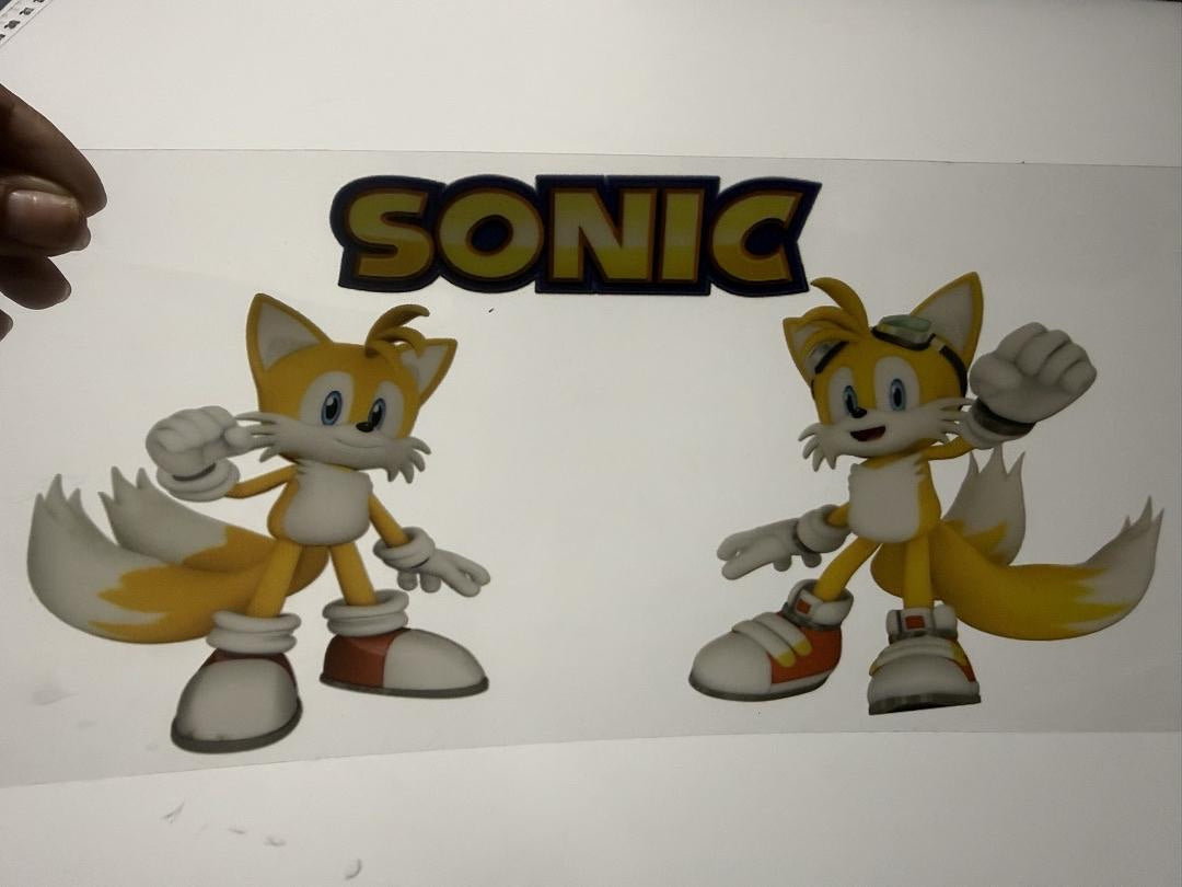 Tails From Sonic UV Sticker