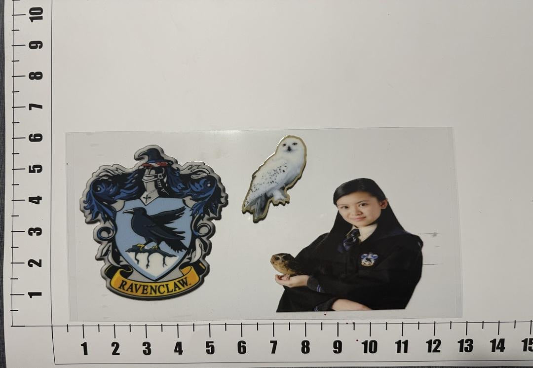 Ravenclaw Logo Owl And Cho Chang UV Sticker