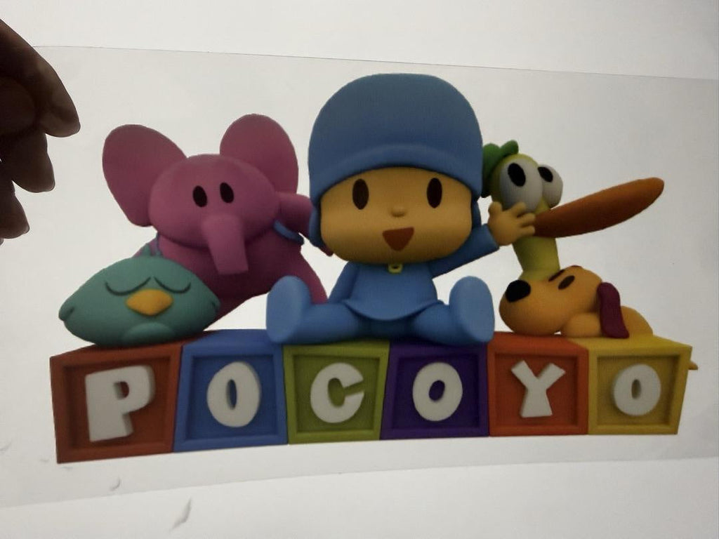 Pocoyo Pato And Elly UV Sticker