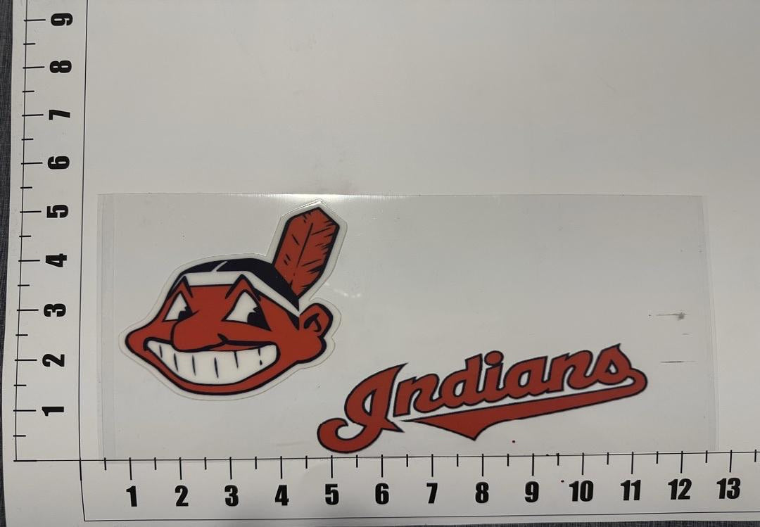 Cleveland Indians UV Sticker