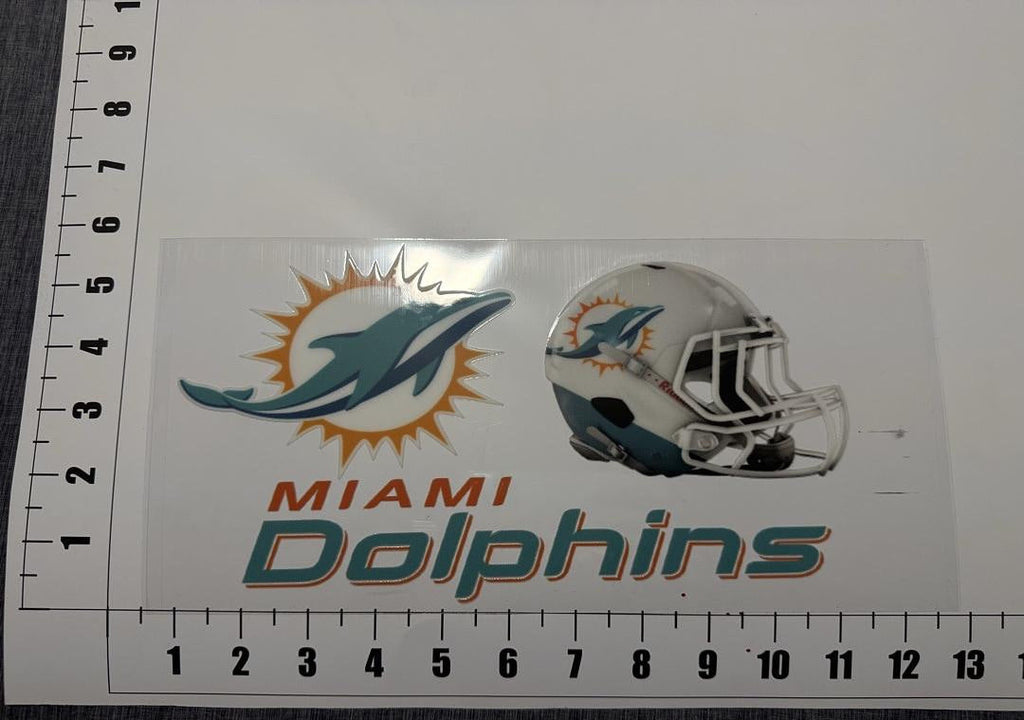 Miami Dolphins UV Sticker