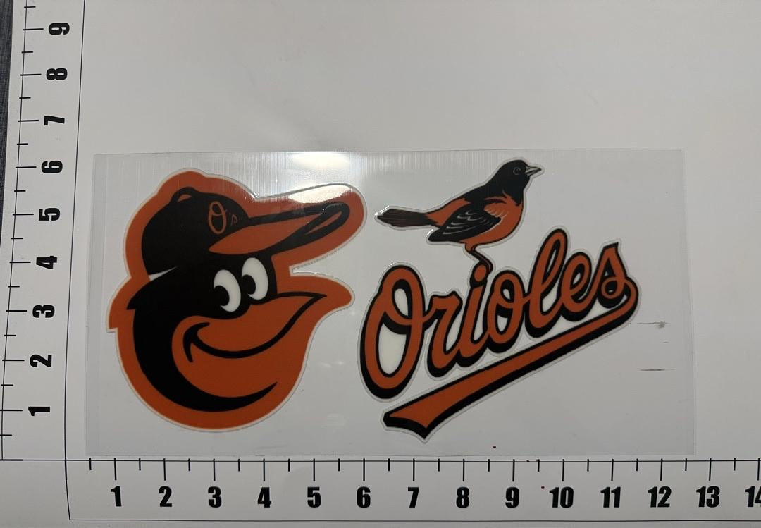 Baltimore Orioles UV Sticker