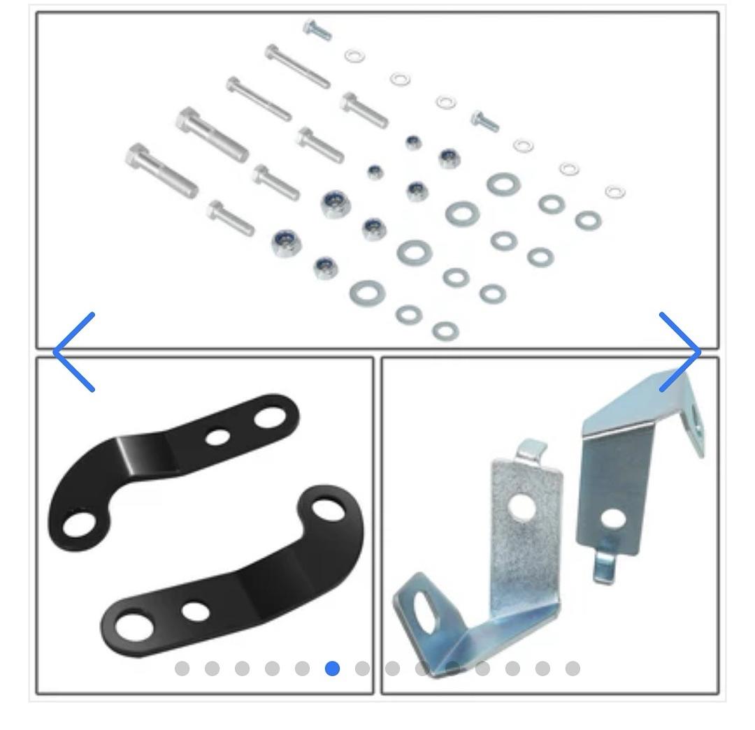 Pair Bump Stop Mount Lift Kit Spacers Compatible with Ford F250 SD F350 SD F450 SD 2005-2022 4WD, J2-LK-FD-F-011-BK