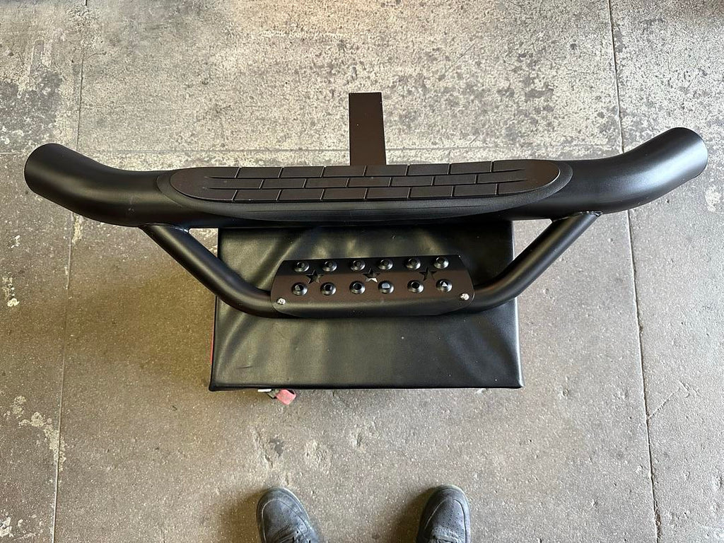 UNIVERSAL TRAILER TRUCK TOWING HITCH STEP BAR 36"WIDE X 4"OD 2"RECEIVER,BLACK