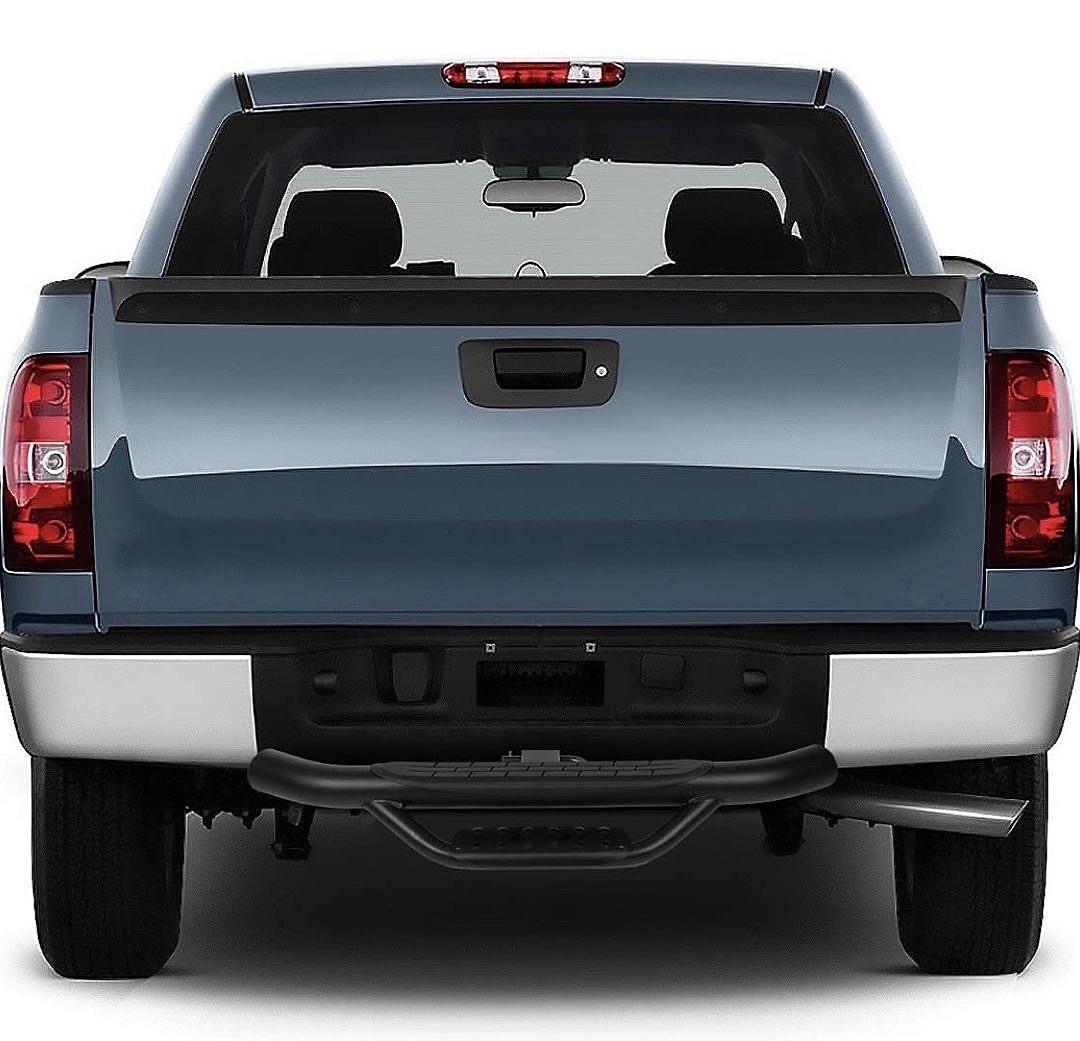 UNIVERSAL TRAILER TRUCK TOWING HITCH STEP BAR 36"WIDE X 4"OD 2"RECEIVER,BLACK