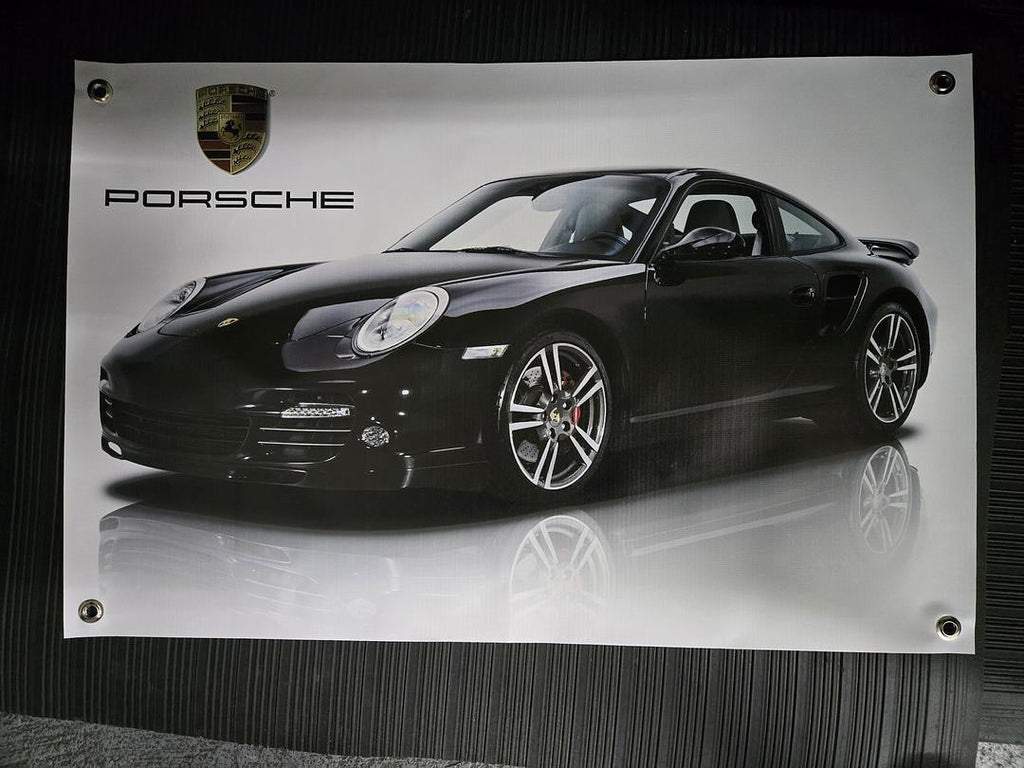 Porsch Black Poster