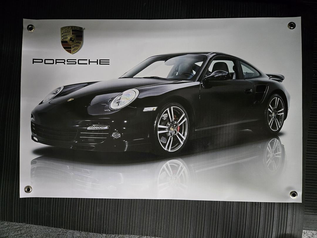 Porsch Black Poster