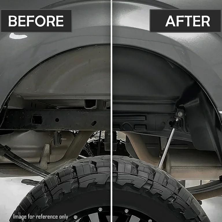 For 2017 to 2019 Ford F250 F350 Super Duty Pair Rear Wheel Well Guard Inner Fender Mud Flaps