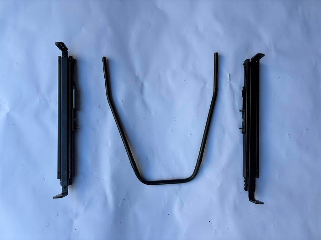 Universal Heavy Duty Black Powdercoated Finish Dual Lock Design Car Racing Seat Slider