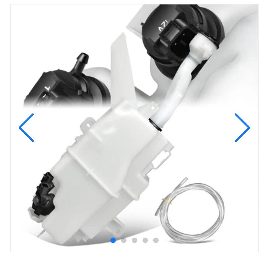 12-15 Toyota Prius Plug-In Windshield Washer Reservoir Tank Bottle w/Fluid Pump