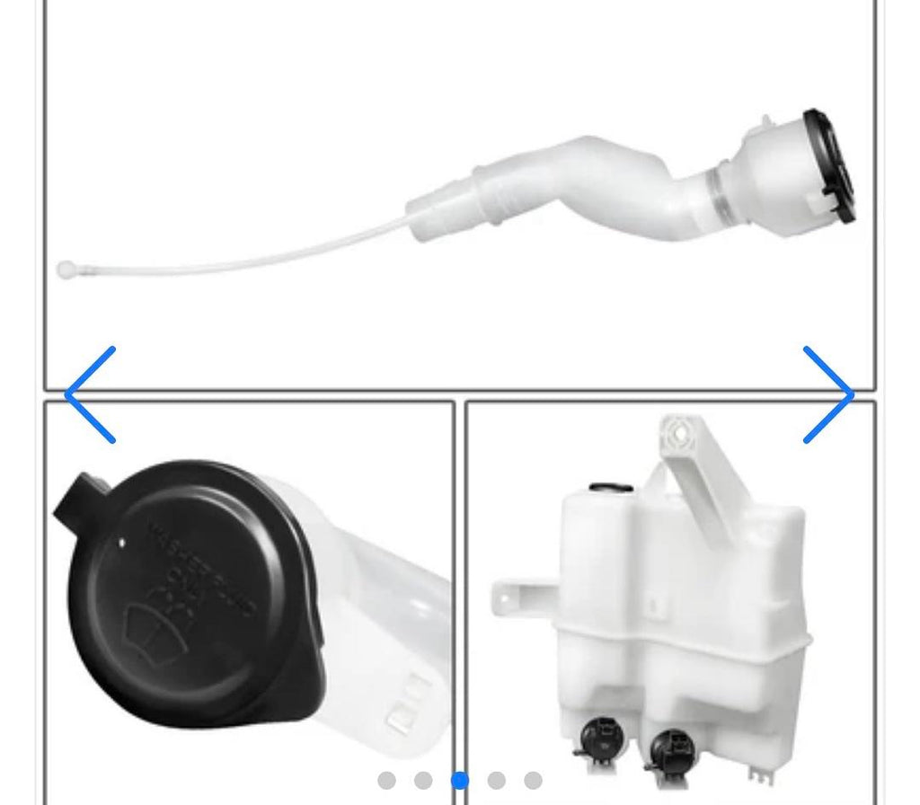 12-15 Toyota Prius Plug-In Windshield Washer Reservoir Tank Bottle w/Fluid Pump