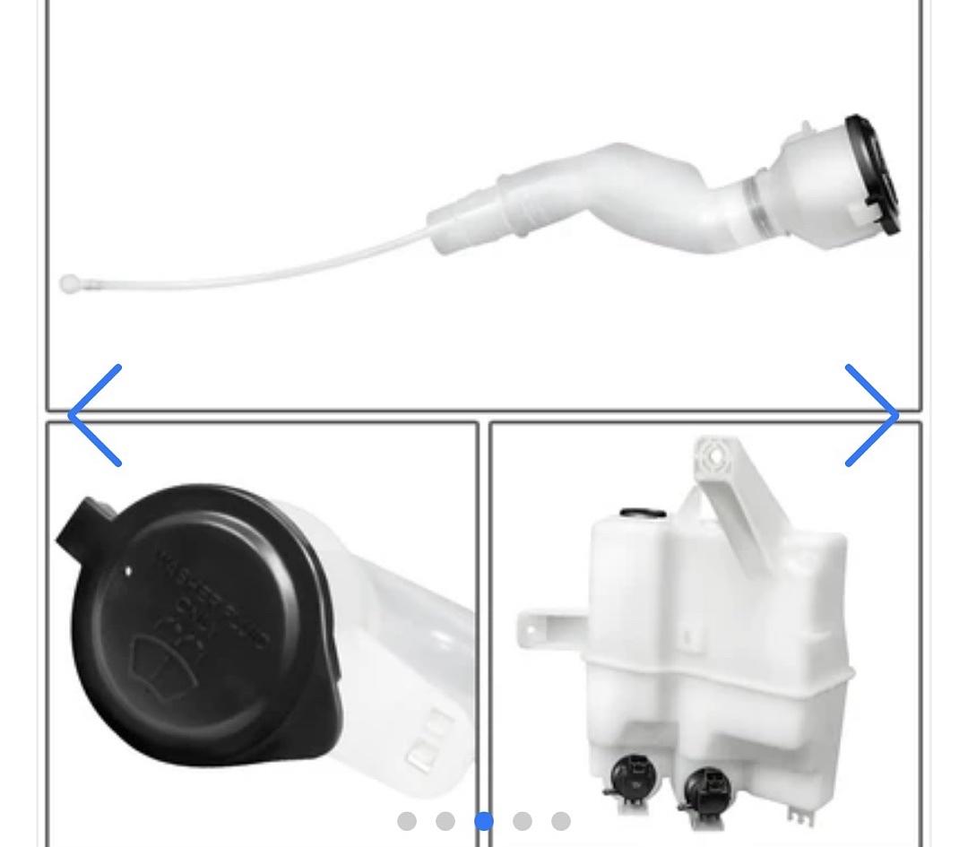 12-15 Toyota Prius Plug-In Windshield Washer Reservoir Tank Bottle w/Fluid Pump
