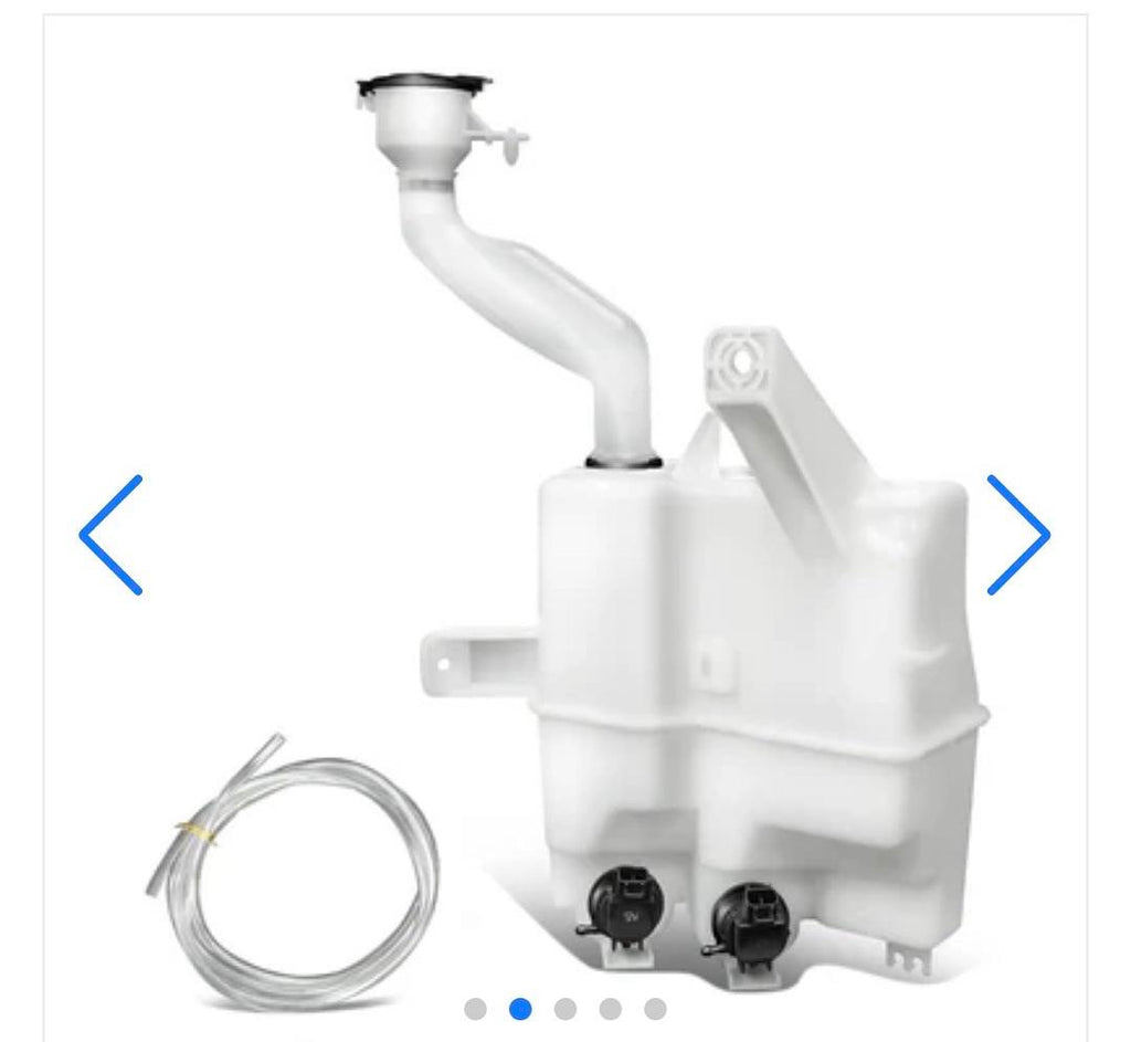 12-15 Toyota Prius Plug-In Windshield Washer Reservoir Tank Bottle w/Fluid Pump