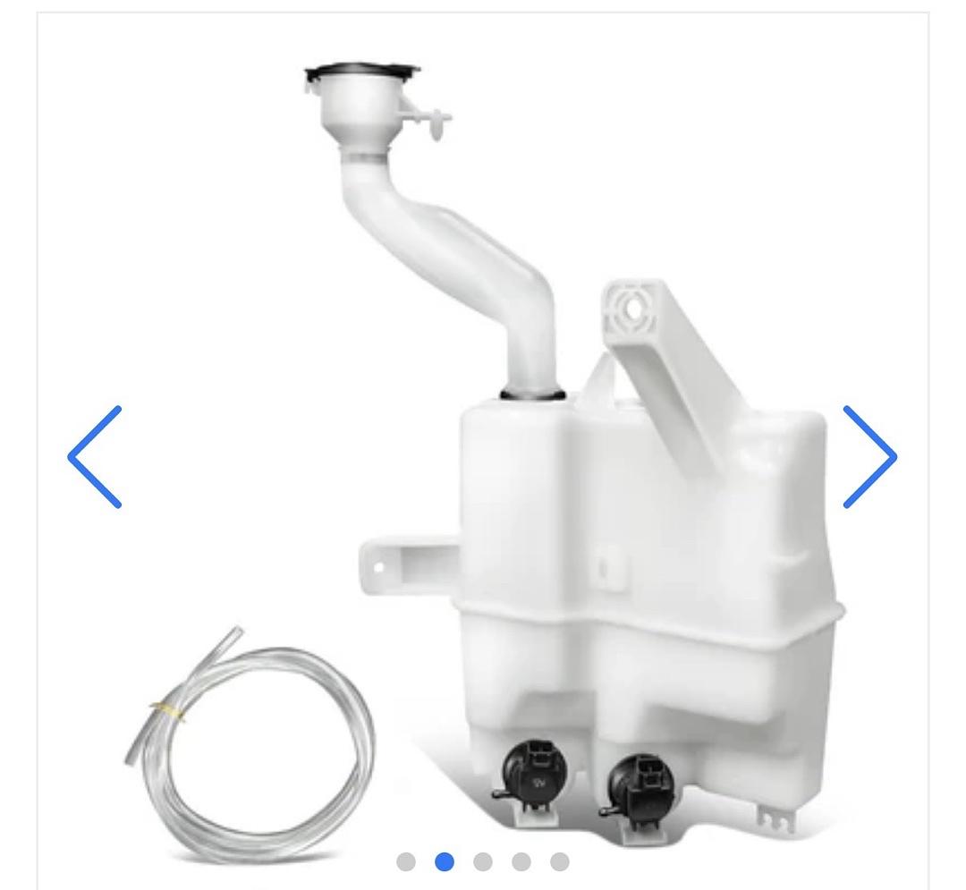 12-15 Toyota Prius Plug-In Windshield Washer Reservoir Tank Bottle w/Fluid Pump