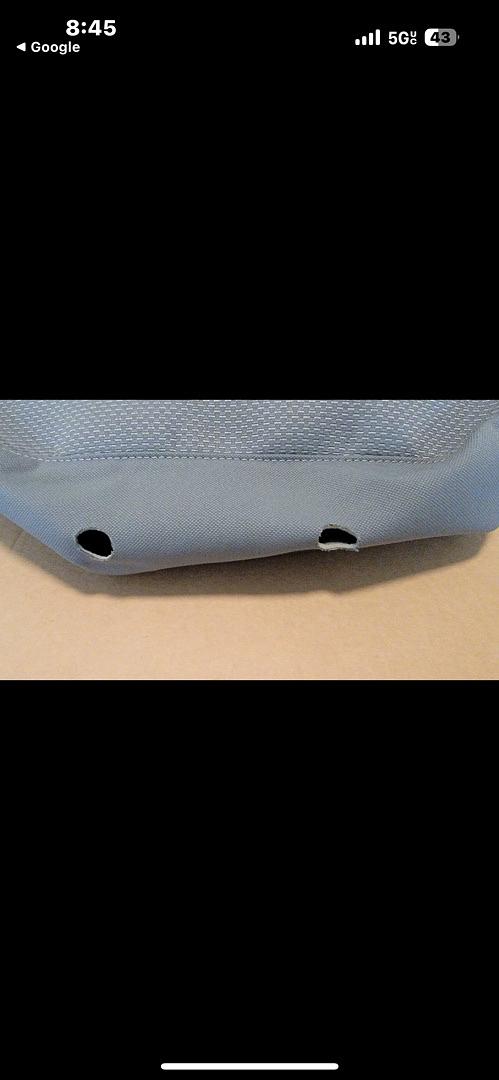 84017552 | Front Seat Cover Gray Cloth Color GM() For Silverado Sierra 17-19