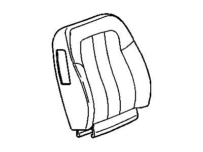 88974860 | GM# 2007-2008 Pontiac Vibe Cover,Driver Seat Back Cushion *Gray