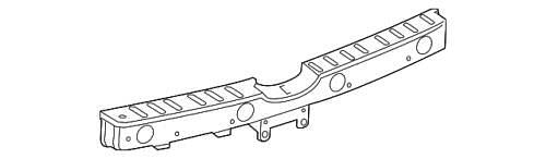 39114697 | Genuine GM Chevrolet 2017-2019 Cruze Rear Bumper Fascia Center Bracket