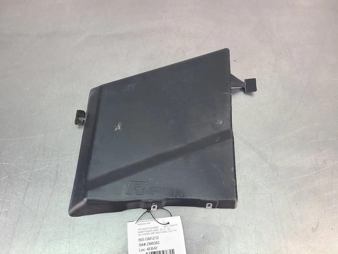 GM# 2010-13 Chevy C6 Corvette RH Grand Sport Front Fender Inner Lower Rear Panel