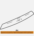 GM# GM OEM 16-17 Chevy Equinox Liftgate Tailgate Hatch-Molding Trim