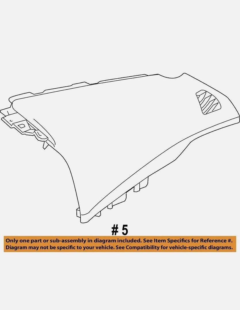 GM# GM OEM 15-16 Escalade ESV Instrument Panel-Upper Trim Panel