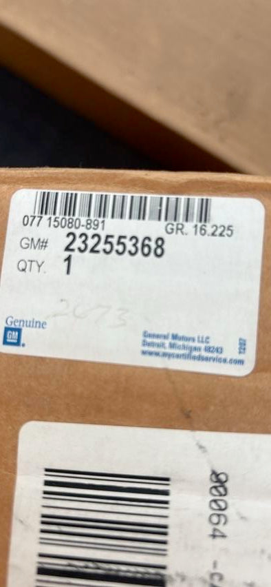 23255368 | Genuine GM Rear Side Door Weatherstrip
