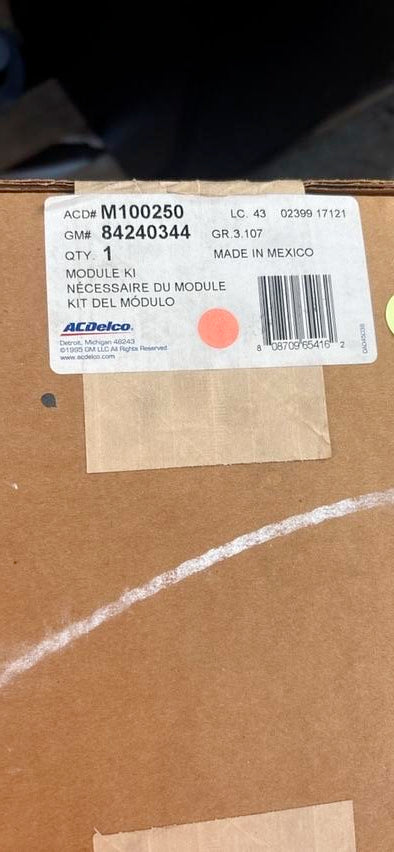 84240344 | GM# Genuine General Motors OE Module Kit-F/Tnk F/Pmp (W/O Fuel Lvl Sen)