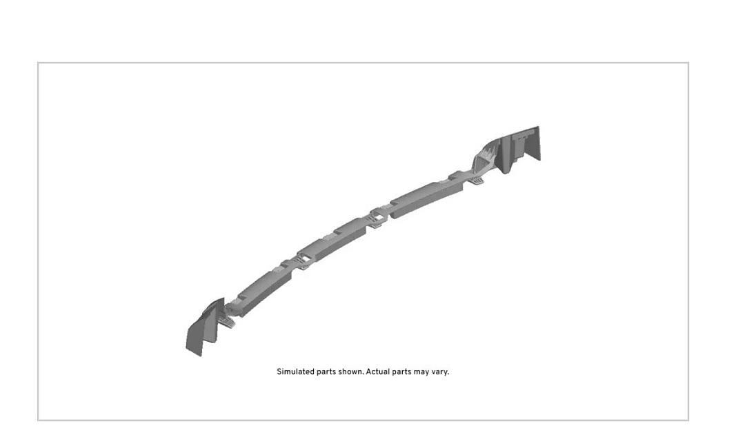 15902105 | 2007-2010 GMC SIERRA 2500HD 3500HD Front Bumper Fascia Center Support Bracket - GM