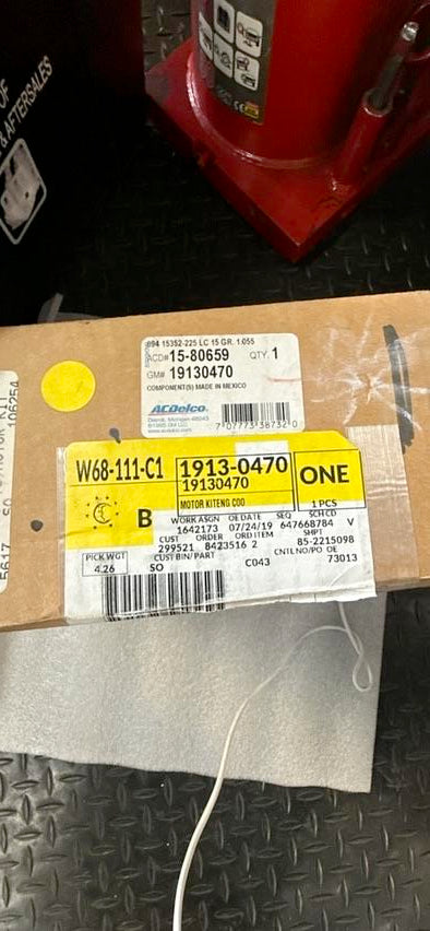 19130470 | Driver Side Engine Cooling Fan Motor - GM