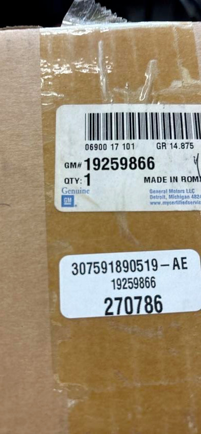 19259866 | 2016 Chevy Malibu Limited Seat Belt Tensioner Kit RH Passenger OEM NEW