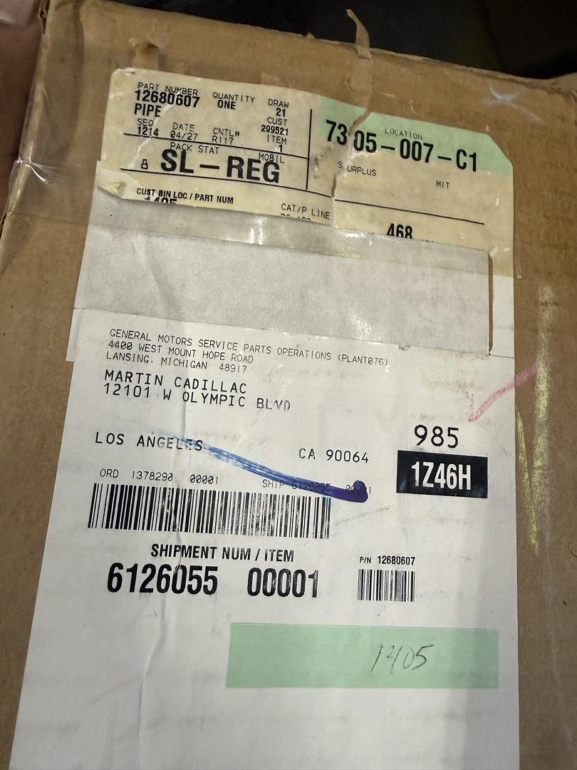12680607 | GM Fuel Feed Intermediate Pipe Assembly
