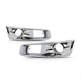 + 15904575 For Cadillac CTS Fog Light Cover 2008-2015 Driver and Passenger Side Pair/Set | Chrome | w/HID Headlights | D
