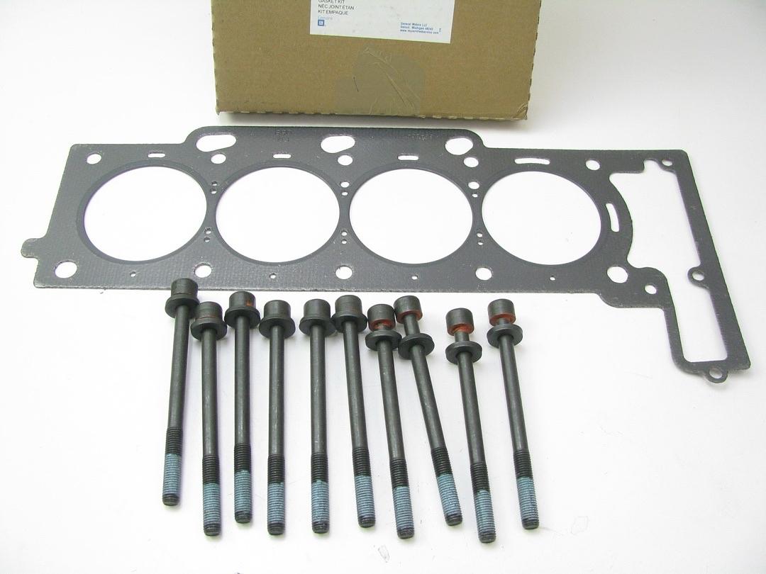 NEW OEM GM SINGLE Cylinder Head Gasket W/ Head Bolts 26151PT