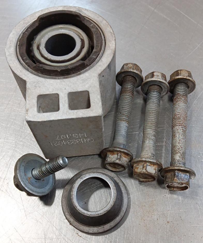 CHEVROLET VOLT 2012 FRONT CONTROL ARM MOUNT REARWARD BUSHING HARDWARE